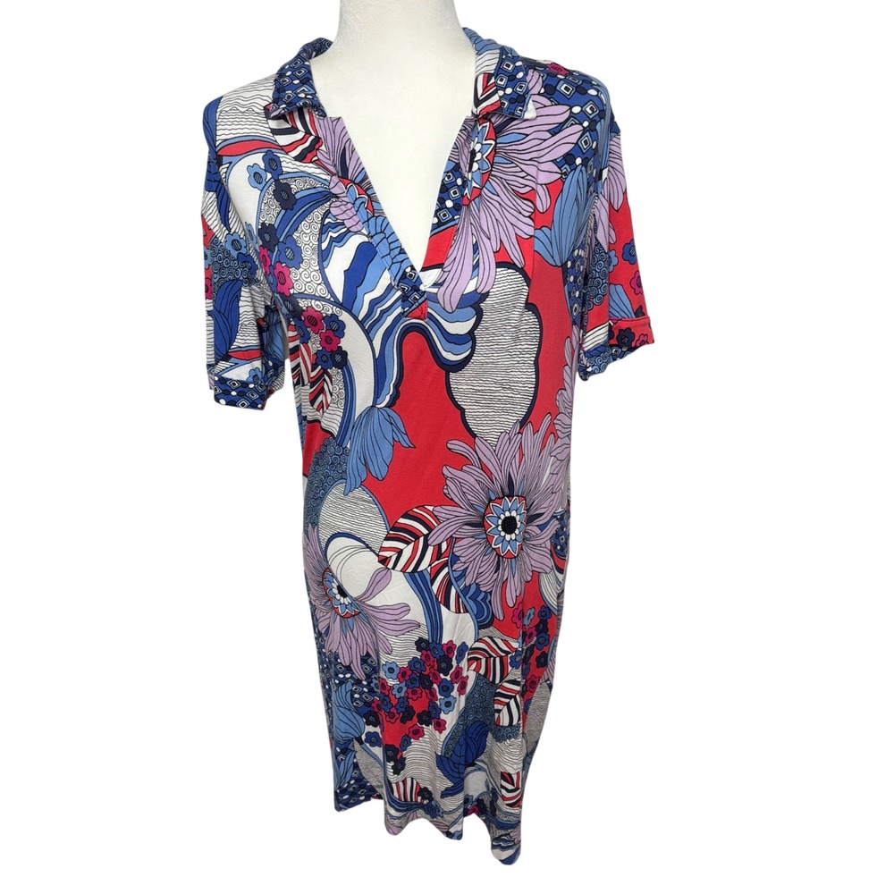 Tori Richard Floral Dress Womens L resort vacation made in Hawaii tropical Beach
